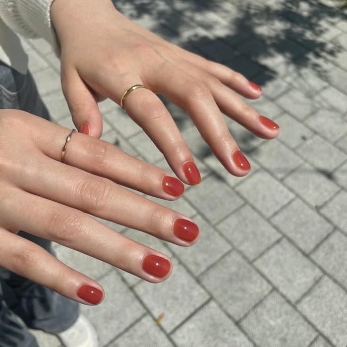 mẫu nail sơn thạch đính đá