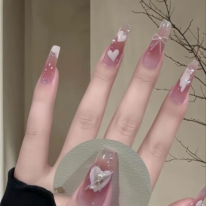 mẫu nail sơn thạch sang trọng