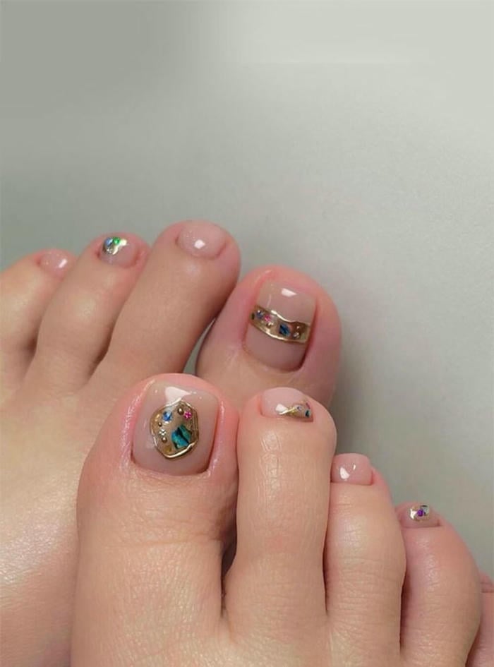 mẫu nail thạch