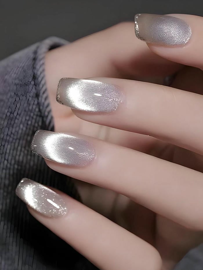 mẫu nail vuông dài đẹp