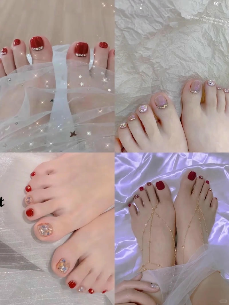 móng chân charm đẹp mắt