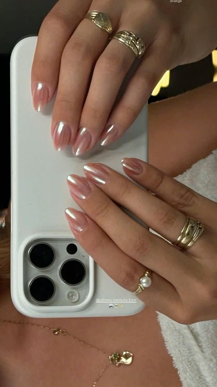 móng tráng gương đẹp