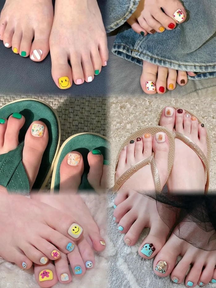 nail chân đi biển cực xịn