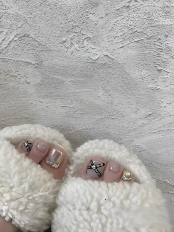 nail chân dior