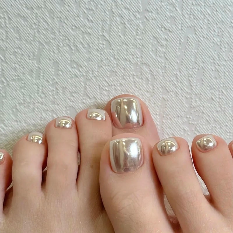 nail chân hàn quốc đẹp