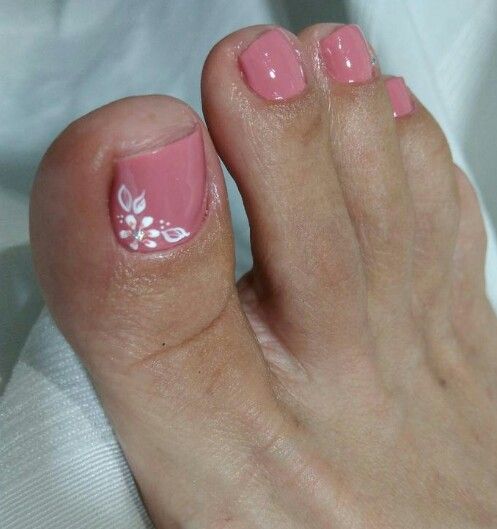 nail chân hồng