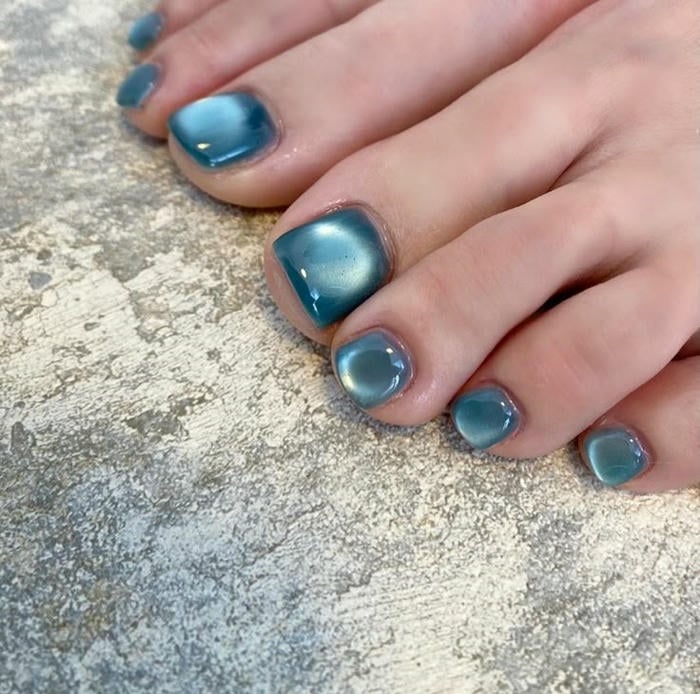 nail chân mắt mèo đẹp sang