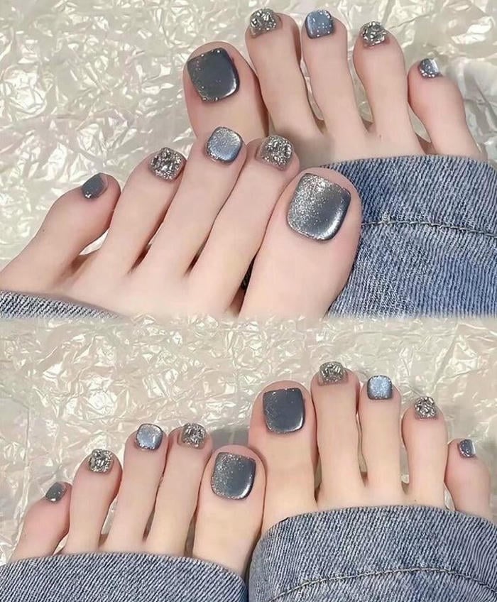 nail chân mắt mèo xanh đẹp
