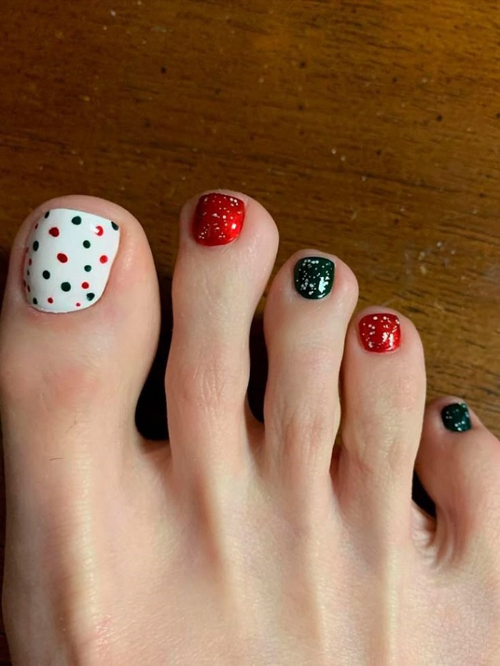 nail chân nơ