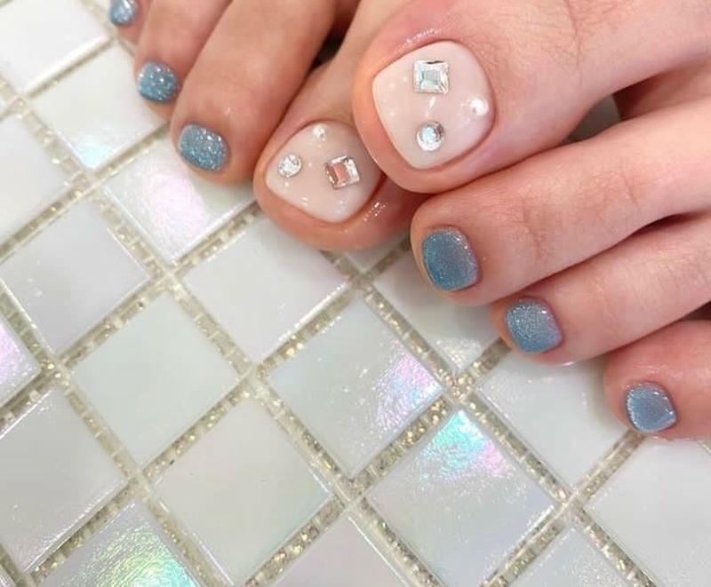 nail chân sang chảnh cực bắt mắt