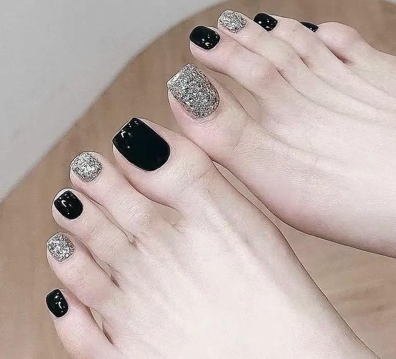 nail chân sang chảnh cực nổi bật