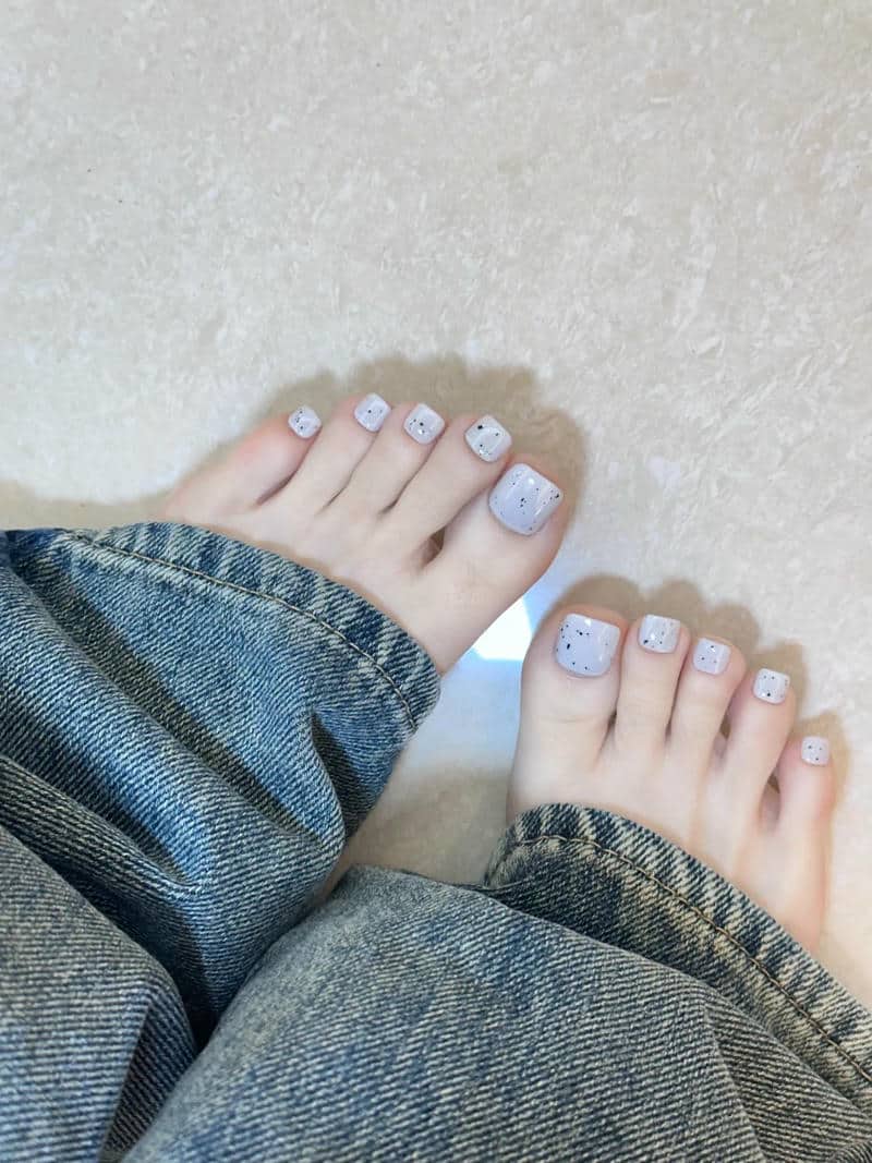 nail chân trứng cút cute