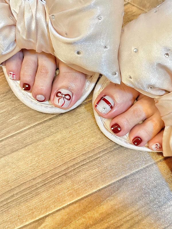 nail giáng sinh rực rỡ