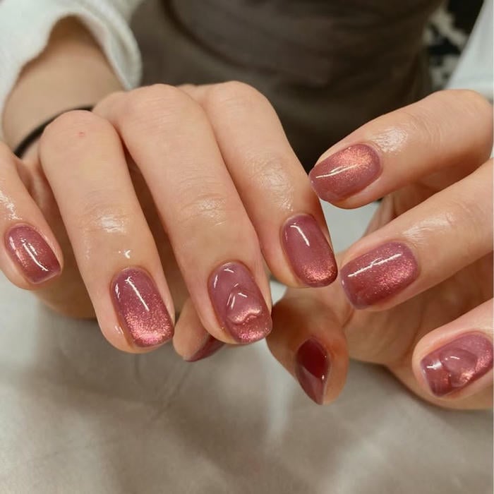 nail mắt mèo đơn giản