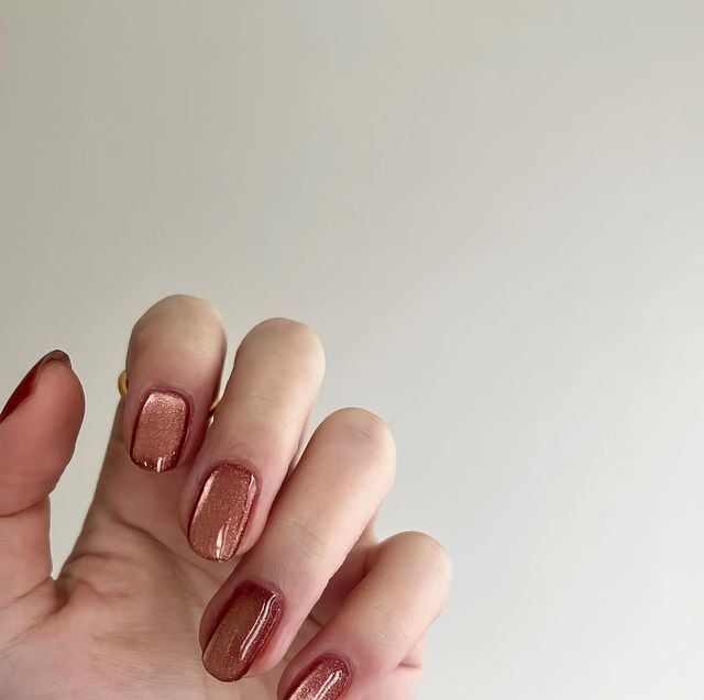 nail mắt mèo hồng