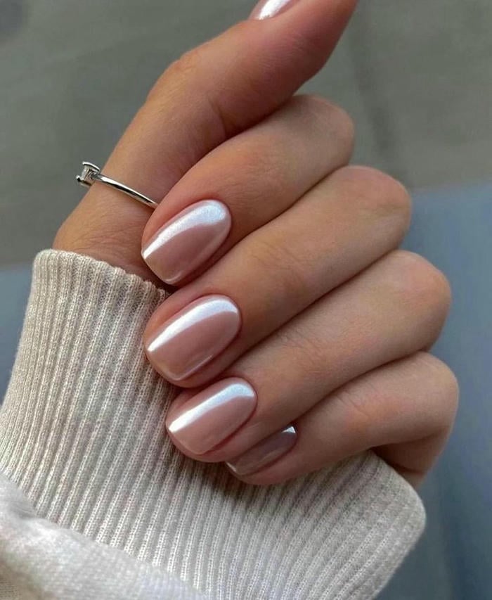 nail màu ngọc trai