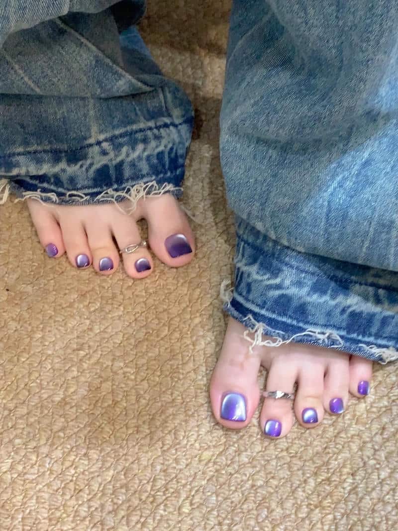 nail móng chân nhẹ