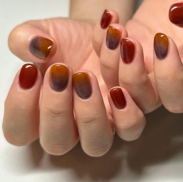 nail nâu tây