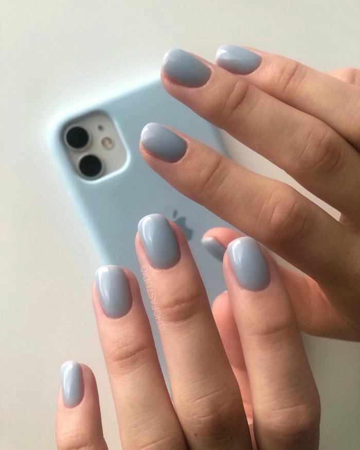 nail sơn trơn dễ thương