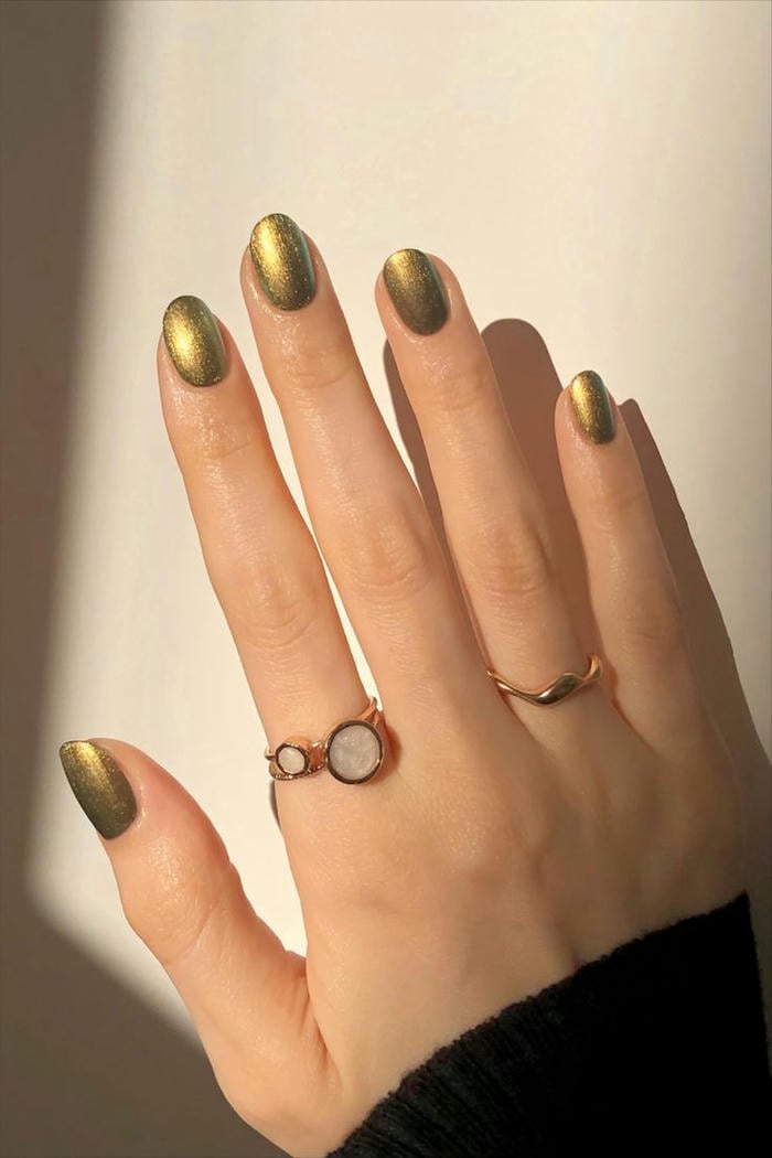nail thạch xanh lá