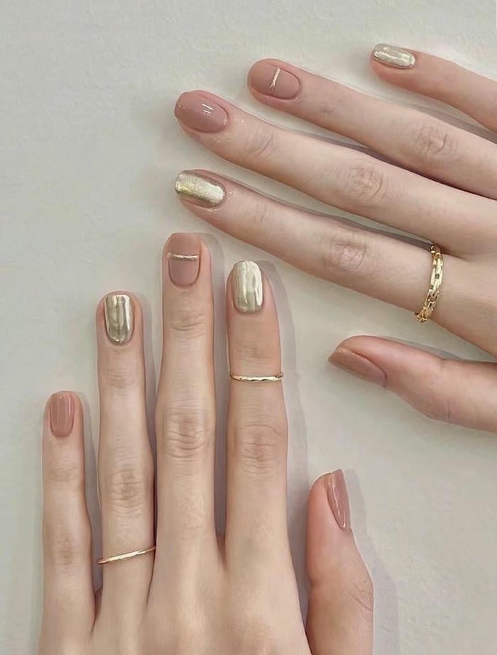 nail vuông ngắn