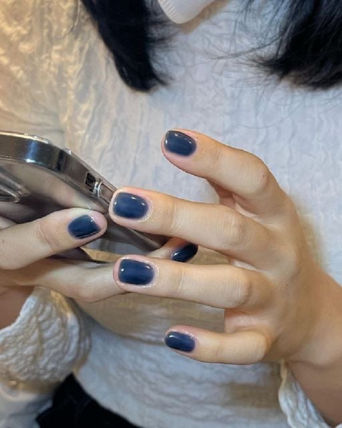 nails màu hồng thạch