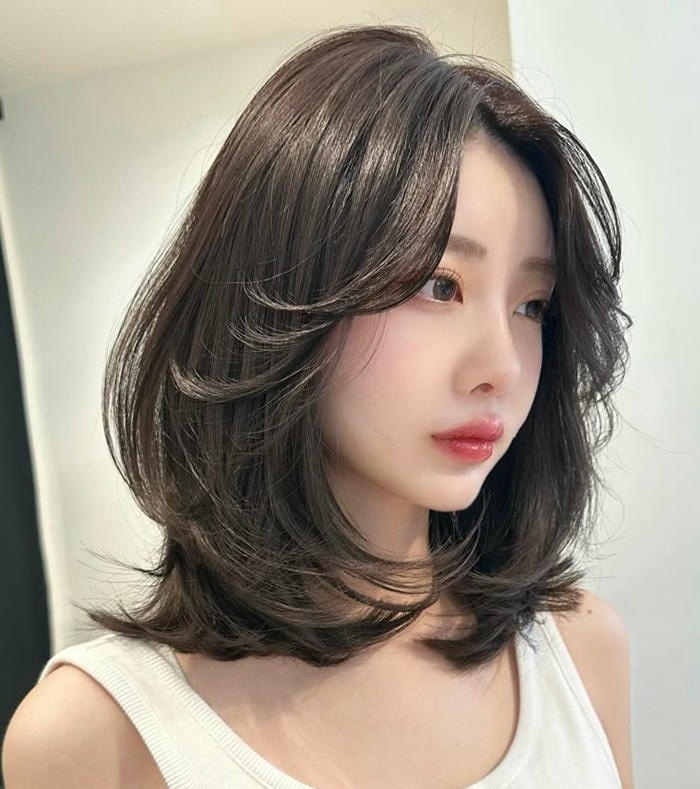 tóc butterfly layer ngắn