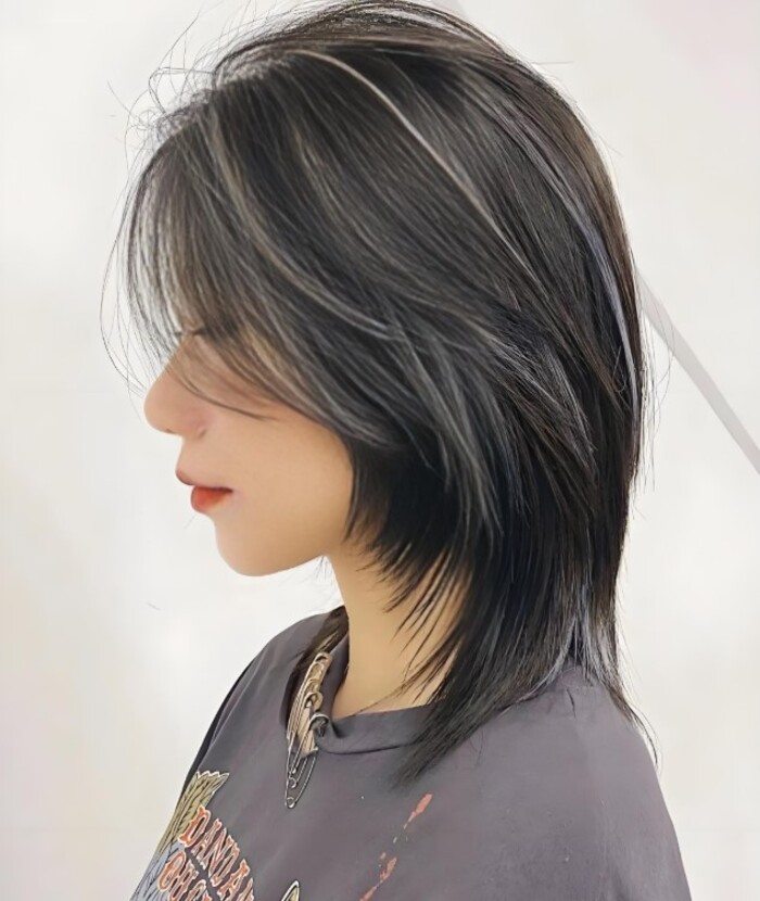 tóc mullet layer nữ 1