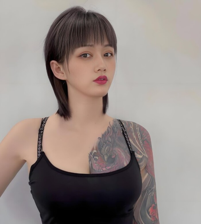 tóc mullet layer nữ 4