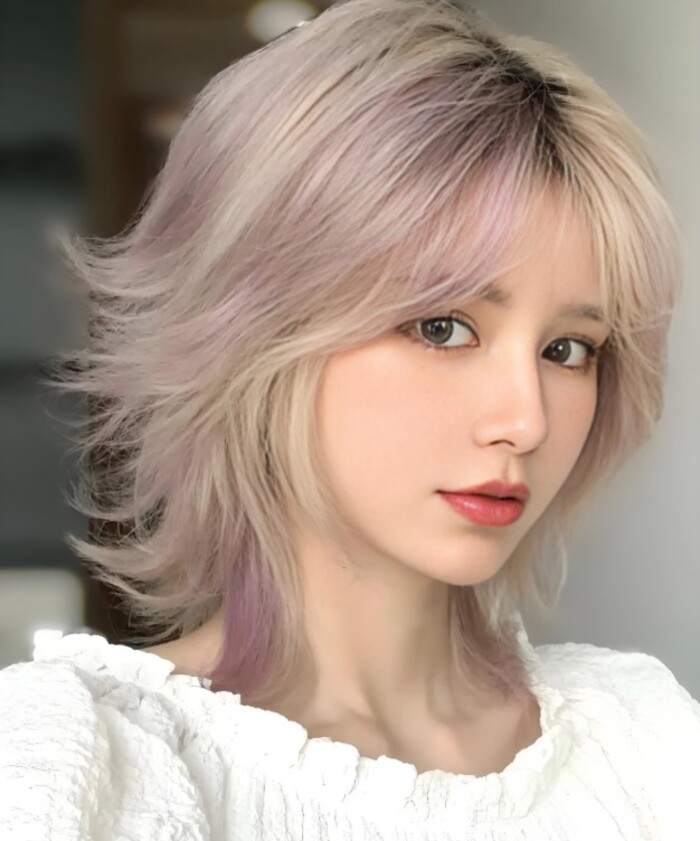 tóc mullet layer nữ