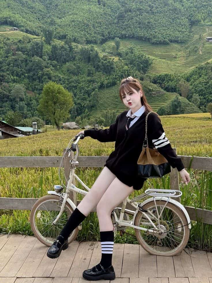 Ảnh hot girl chân dài.