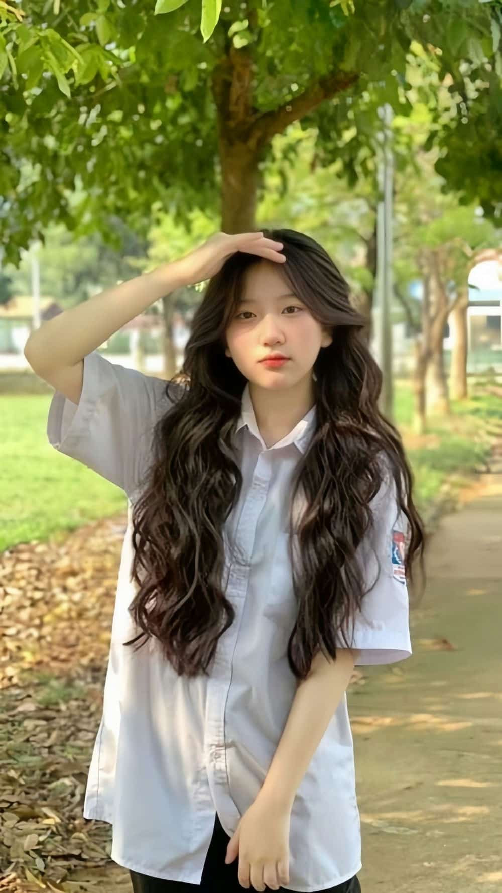 Gái xinh 2k11 rạng rỡ.