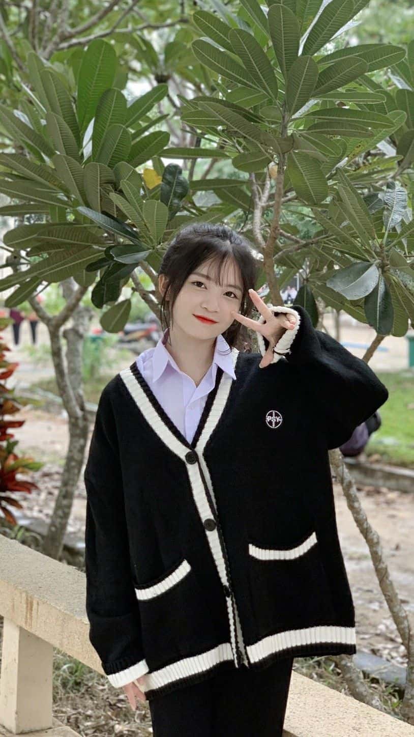 Gái xinh 2k11 xinh xắn.