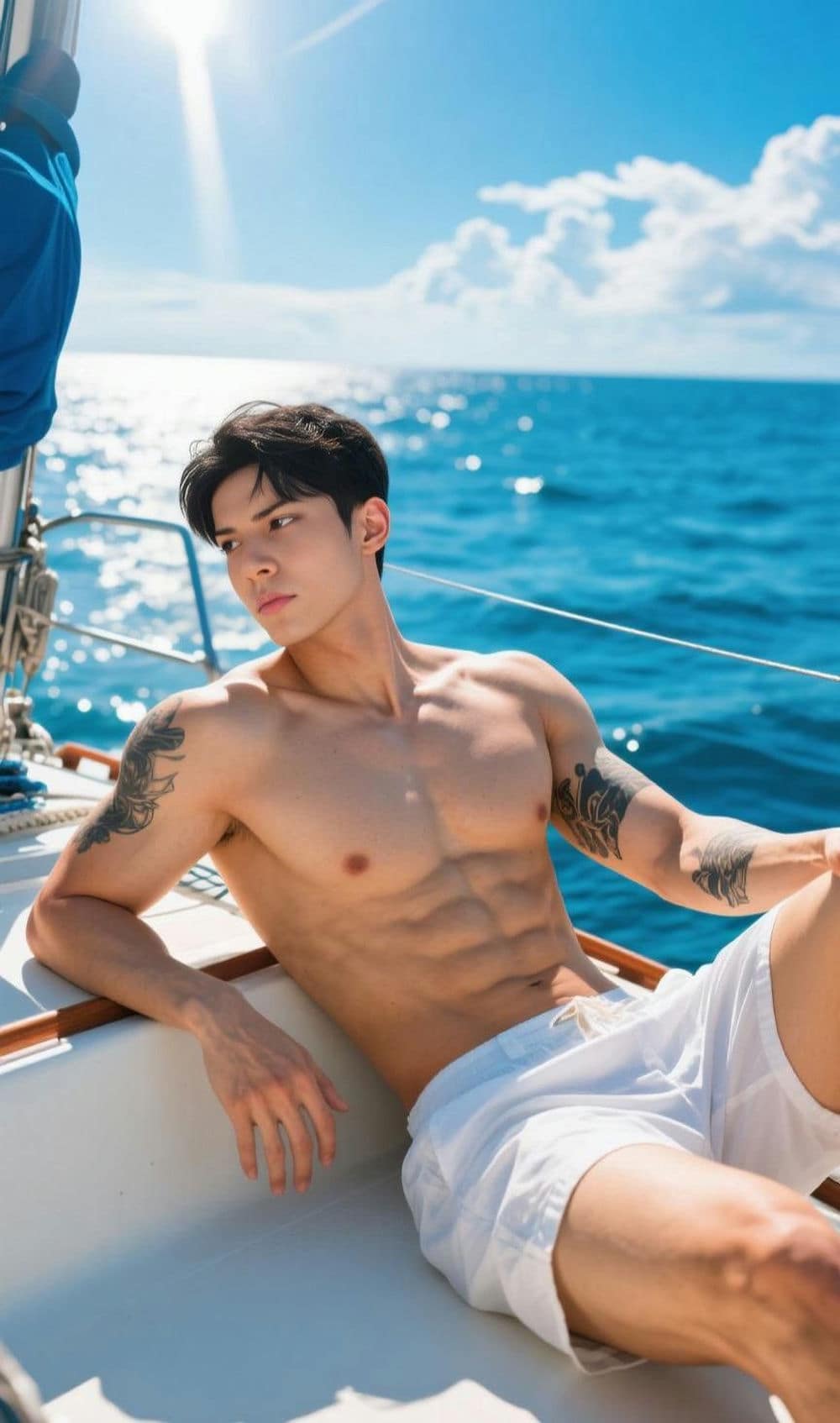 Trai nam tính sáu múi