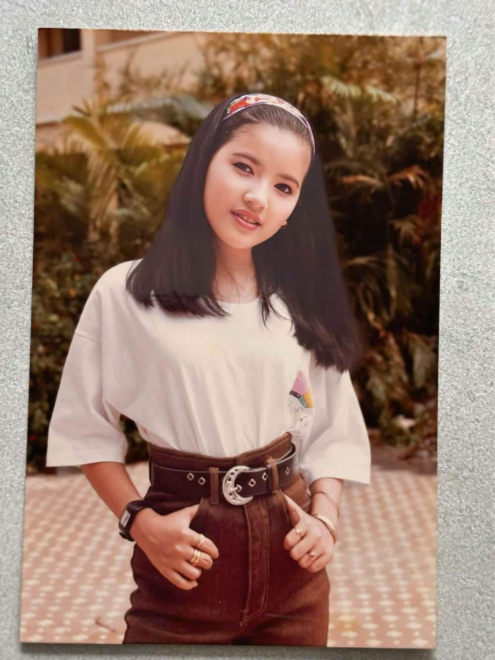 ảnh Ngọc Trinh dễ thương.