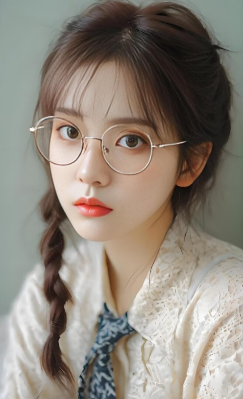 ảnh gái xinh đeo kính 1
