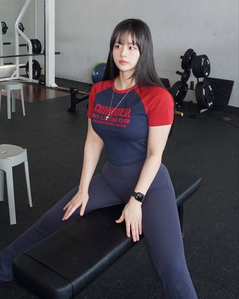 ảnh gái xinh tập gym dáng ngon