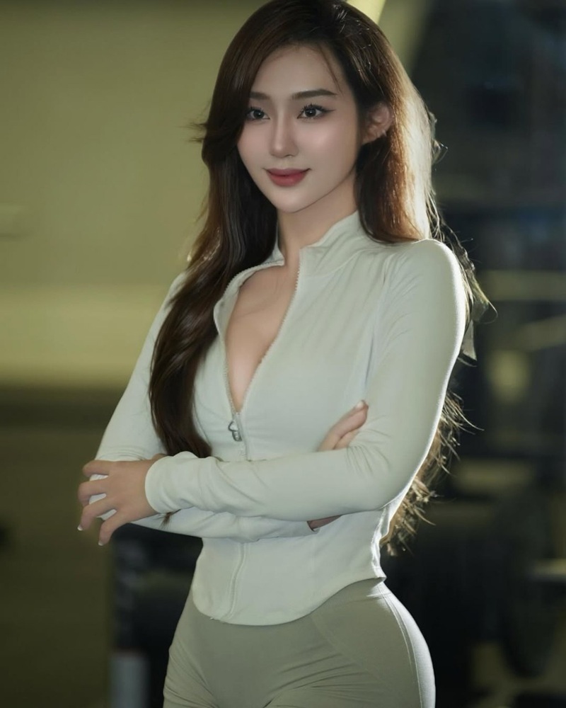 ảnh gái xinh tập gym hấp dẫn