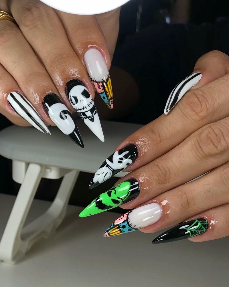 ảnh nail halloween