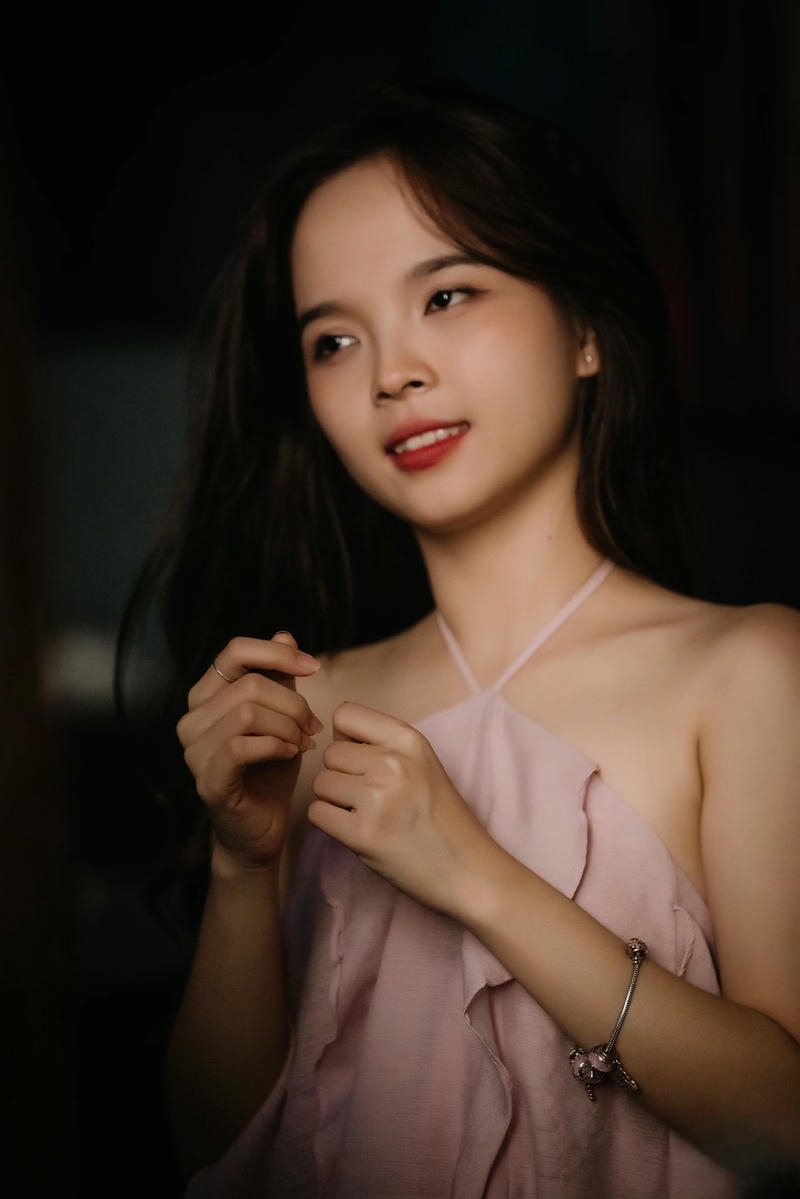 gái xinh đi bar cute