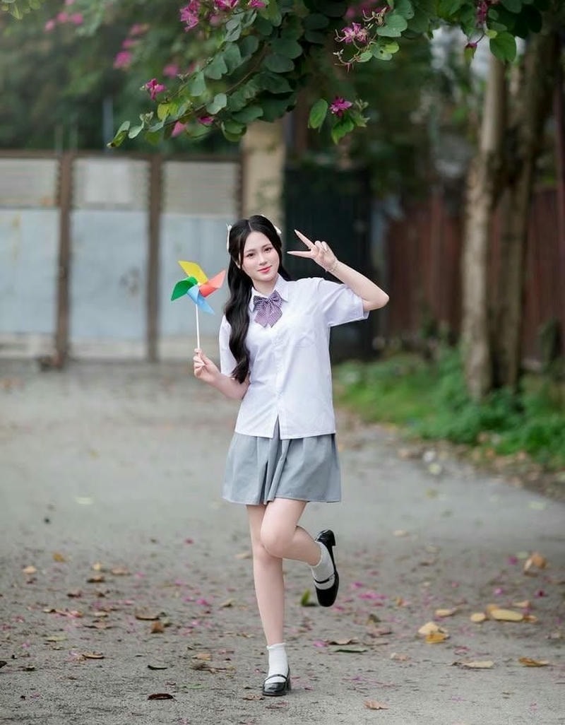 gái xinh học sinh siêu đáng yêu