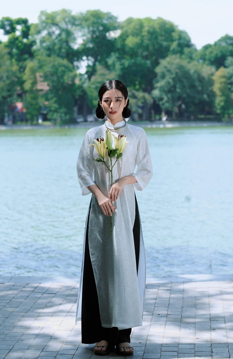 hình ảnh gái xinh mặc áo dài đẹp