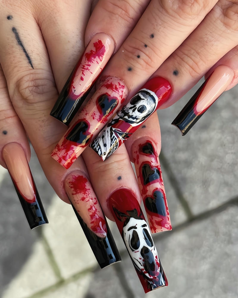 hình ảnh nail halloween