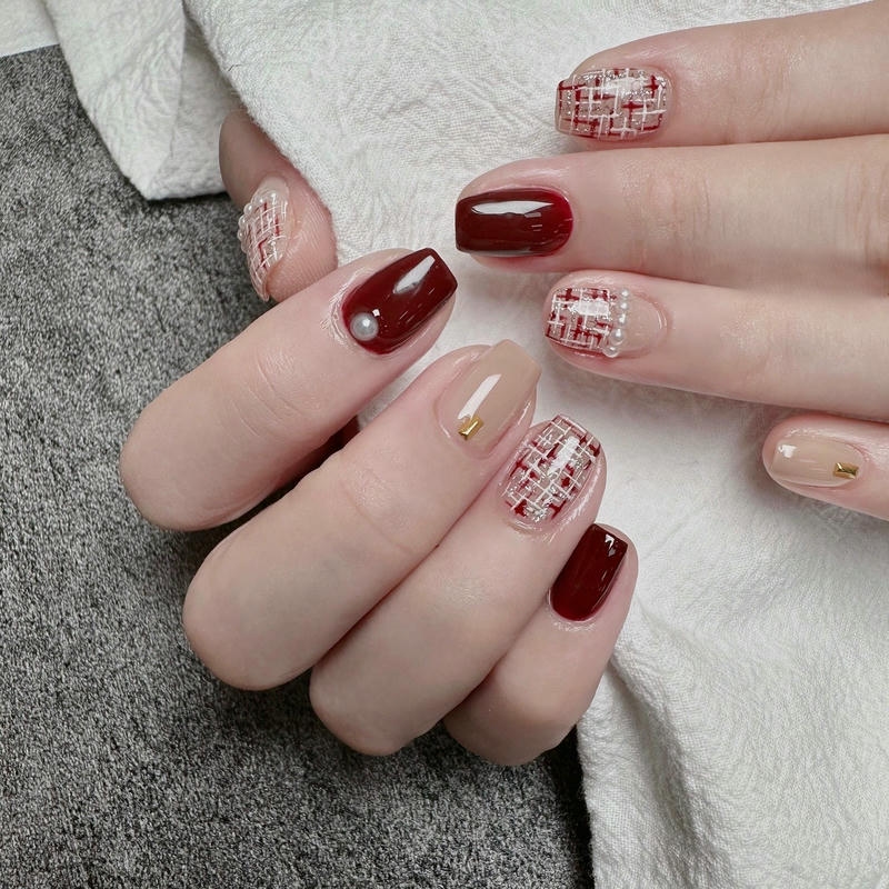 hình ảnh nail kẻ