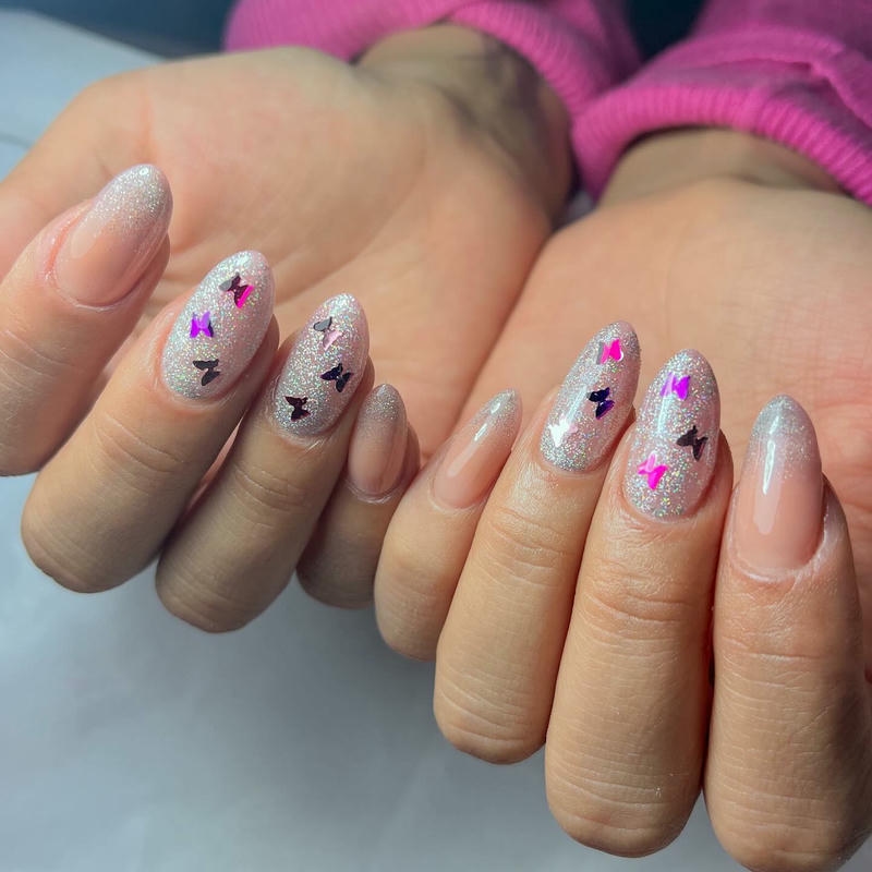 nail bướm mini