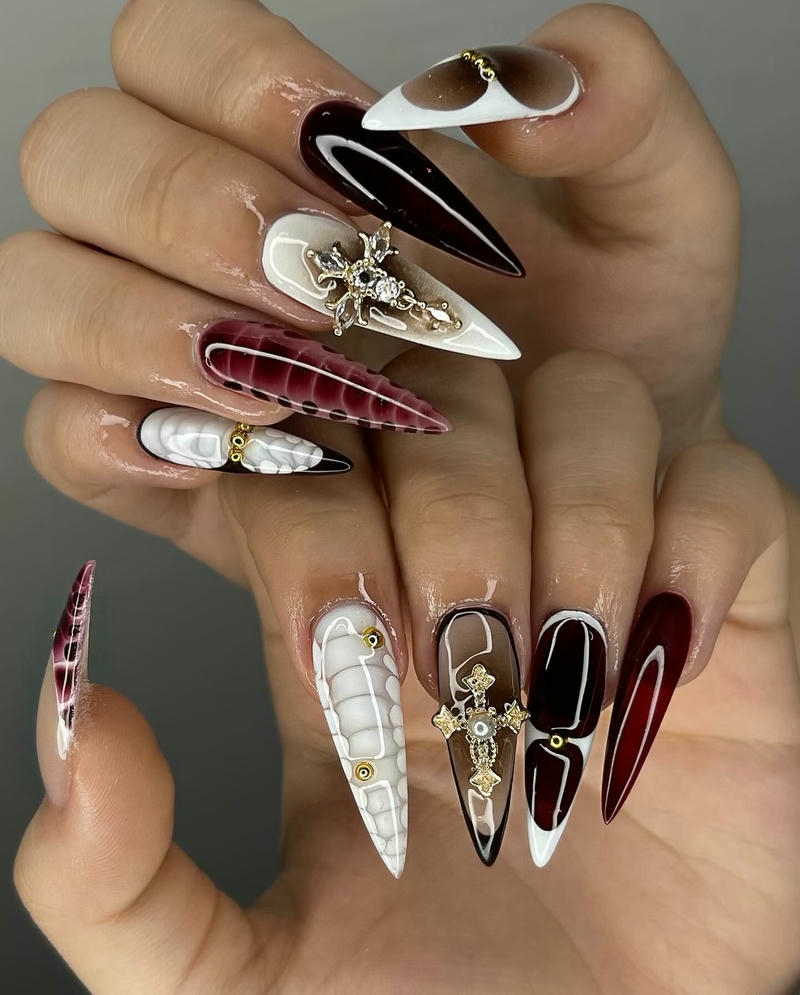 nail cá tính vn rắn