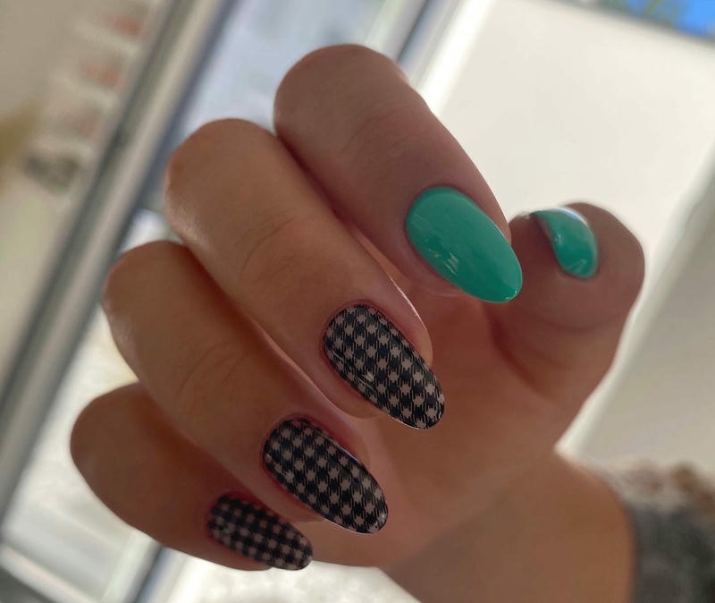 nail caro giày