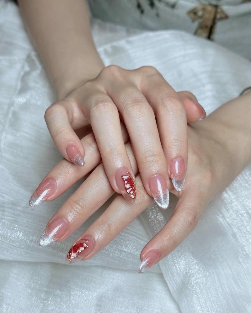 nail chụp kỷ yếu mắt mèo đầu móng