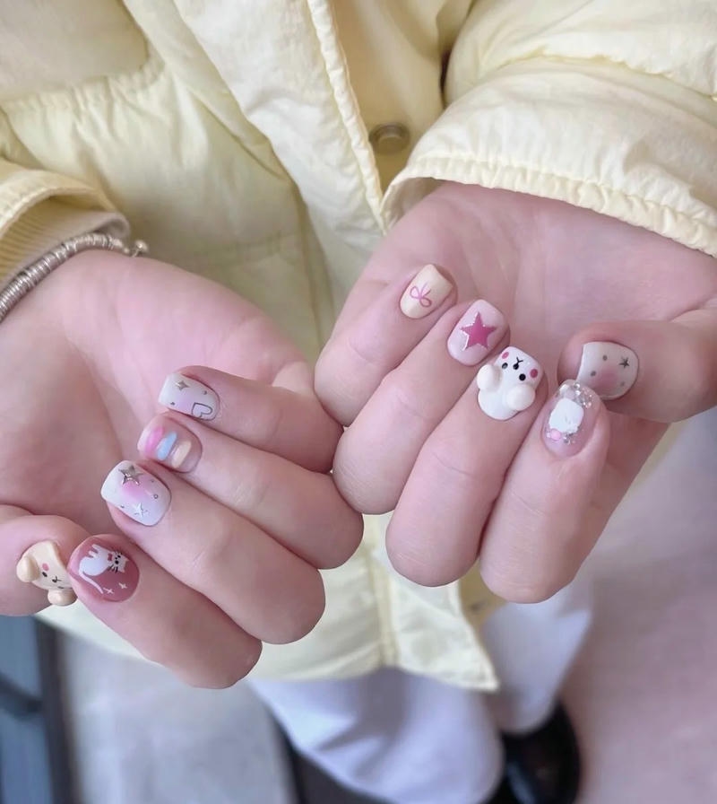 nail con mèo hót nhất năm