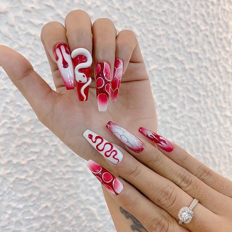 nail con rắn năm 2025